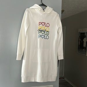 Ralph Lauren polo hoodie dress size xl(16) brand new. $60